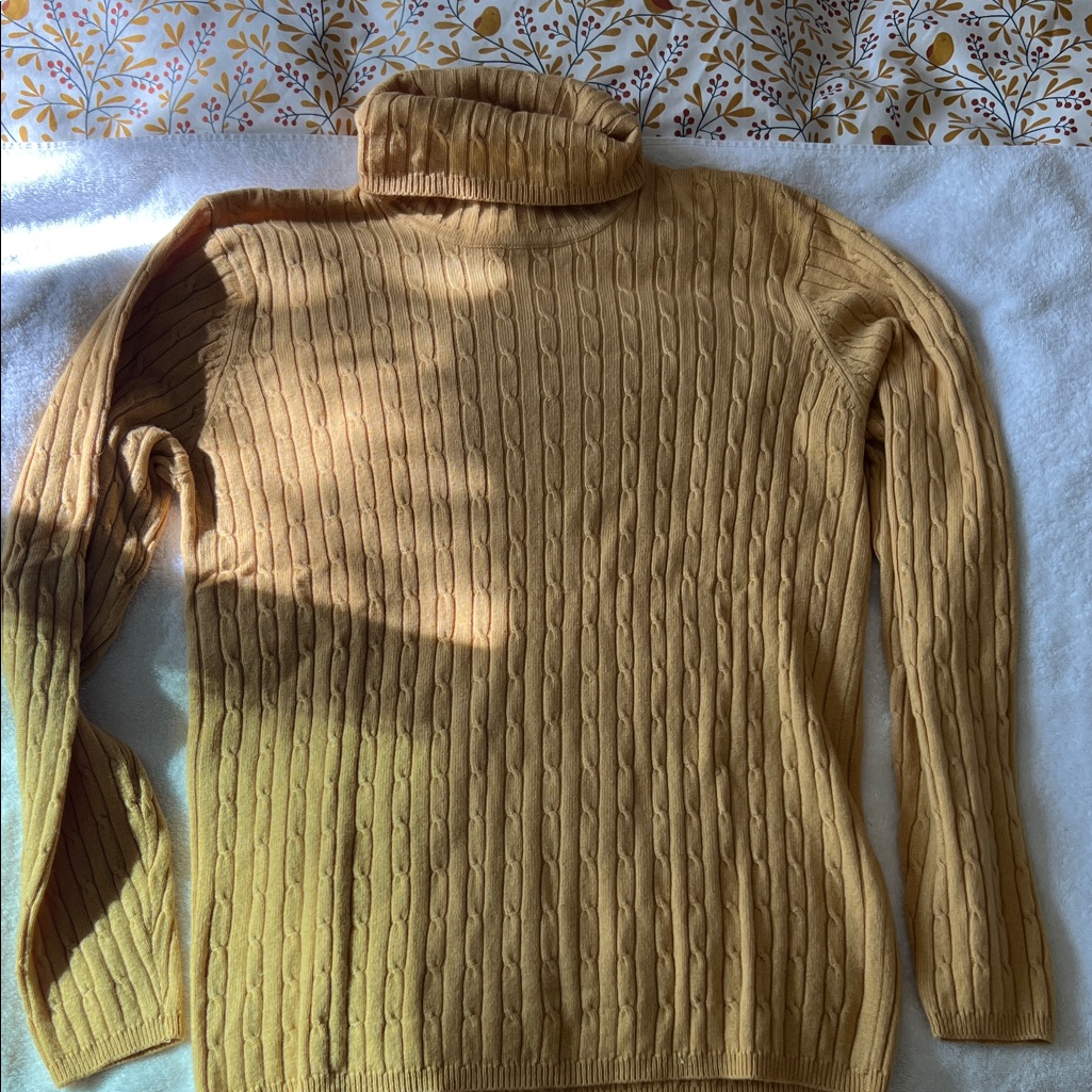 Vintage Silx Cashmere And Silk Turtleneck Sweater